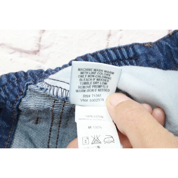 LL Bean Women's Double L Jeans Ultra High Rise Tapered Leg Stonewashed Size 12 - Picture 9 of 11